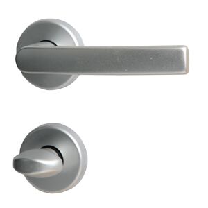 Rosettengarnitur 'Verena' Aluminium F1 eloxiert, für Bad/WC