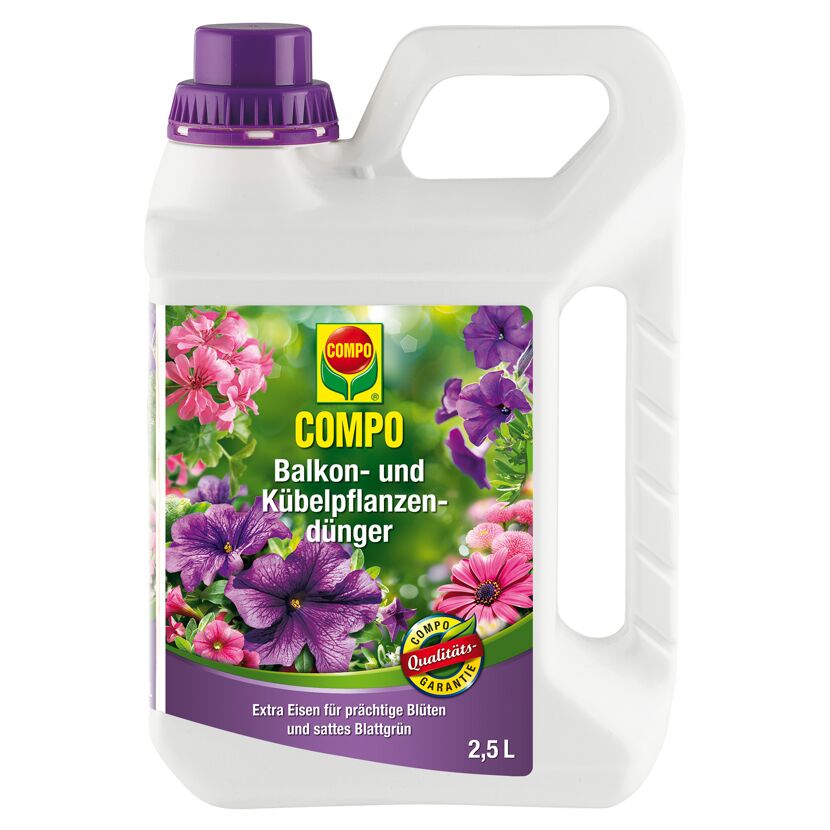 COMPO Balkon- und Kübelpflanzendünger 2,5L Flasche