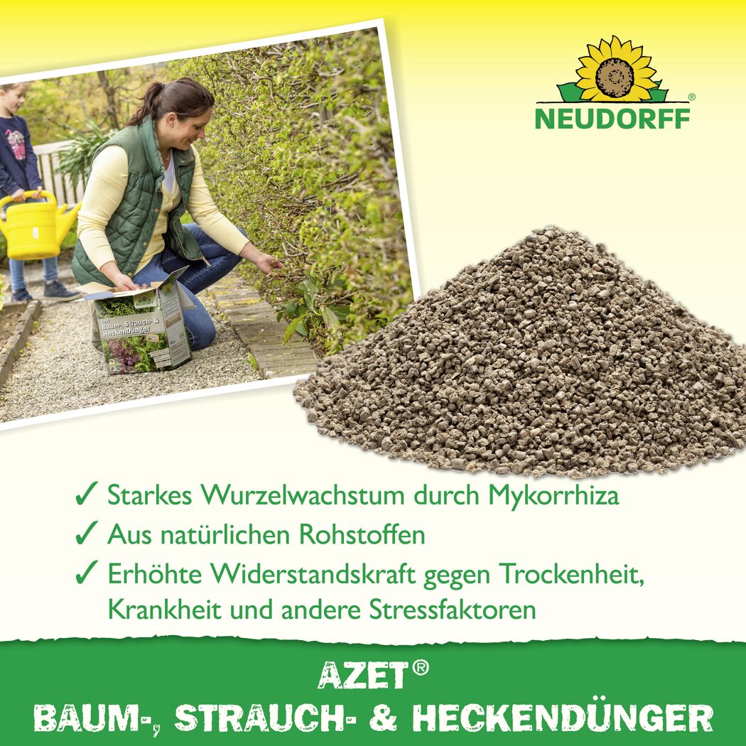 Baum-, Strauch- und Heckendünger 'Azet' 1 kg
