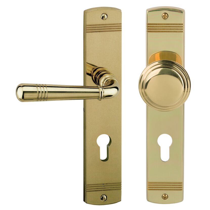 Goldene Türklinke mit und ohne Griff
