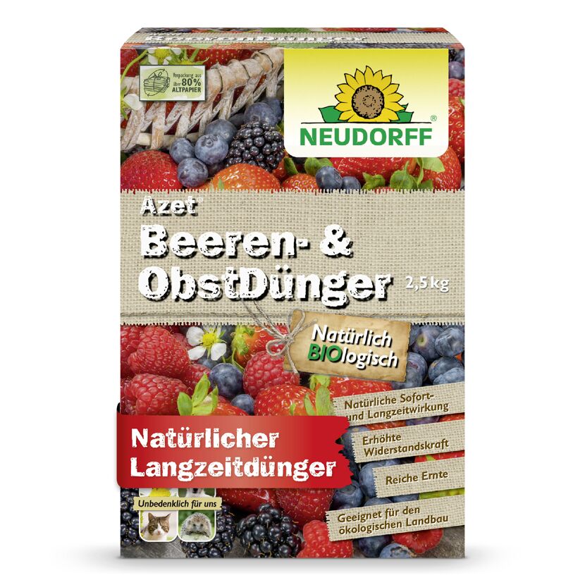 Beeren- und Obstdünger 'Azet' 2,5 kg