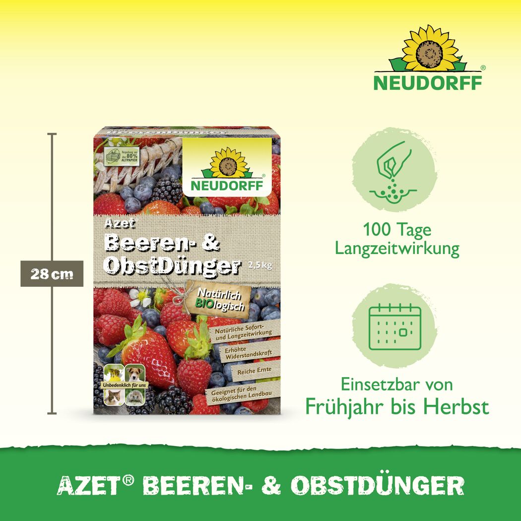 Beeren- und Obstdünger 'Azet' 2,5 kg