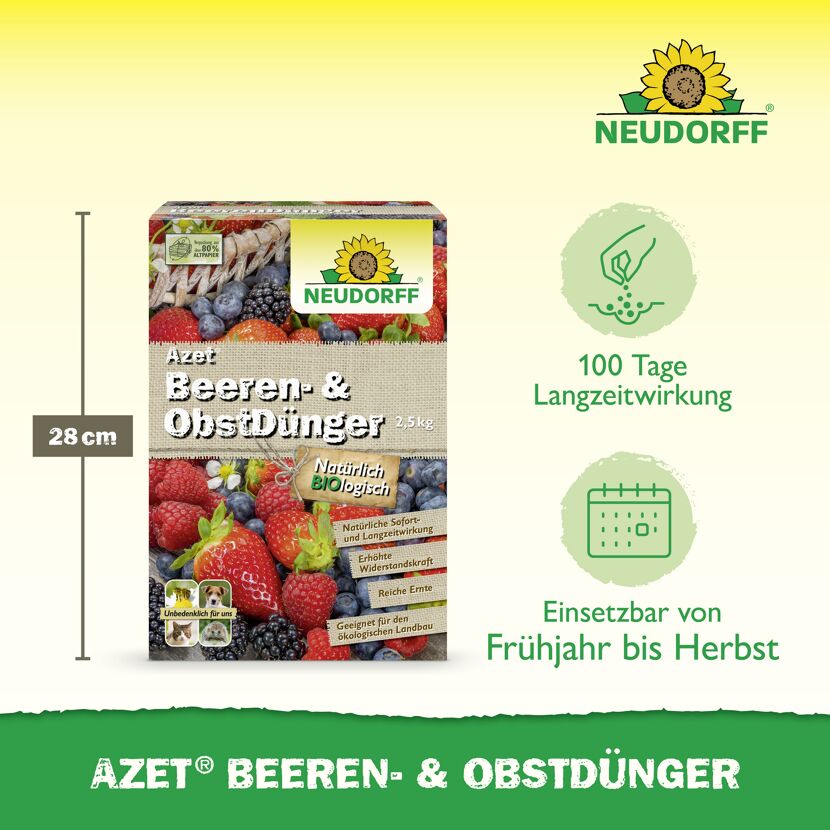 Beeren- und Obstdünger 'Azet' 2,5 kg