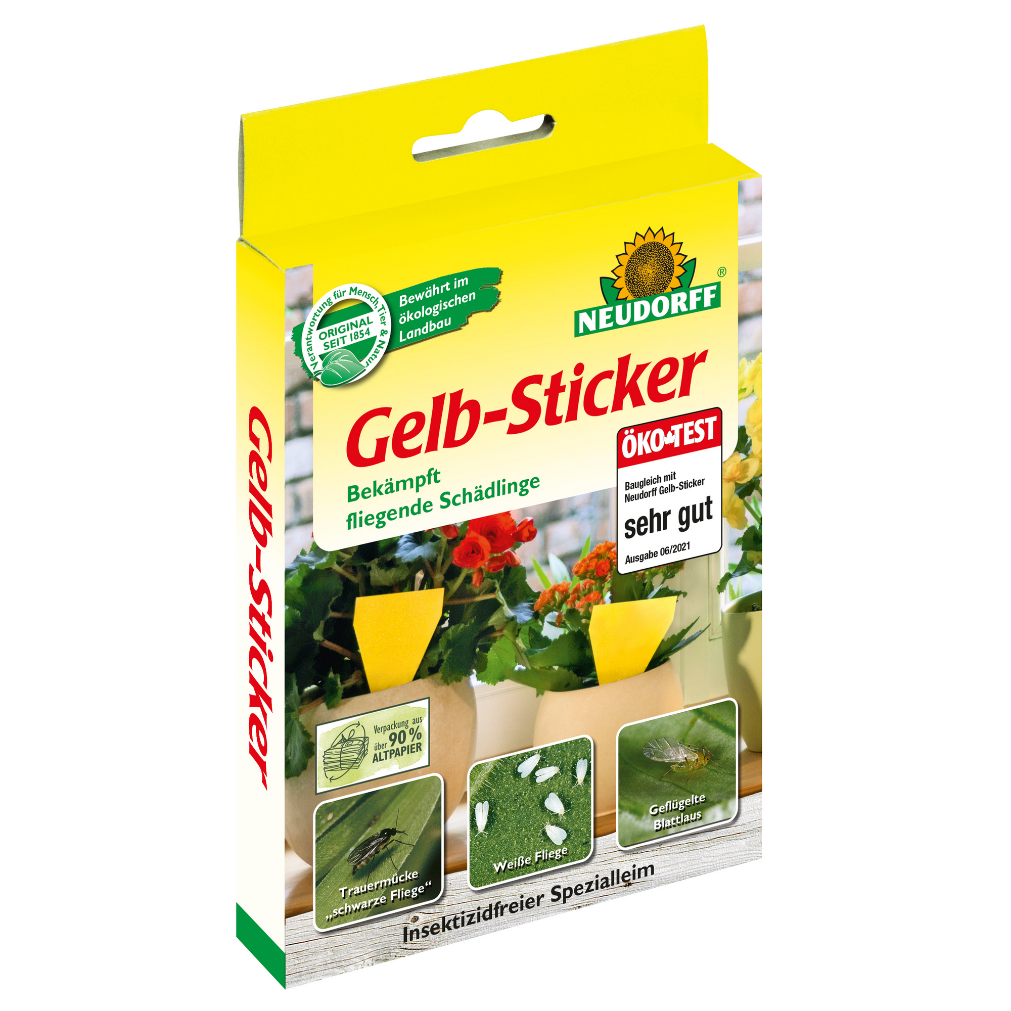 Gelb-Sticker  10 Stück + product picture