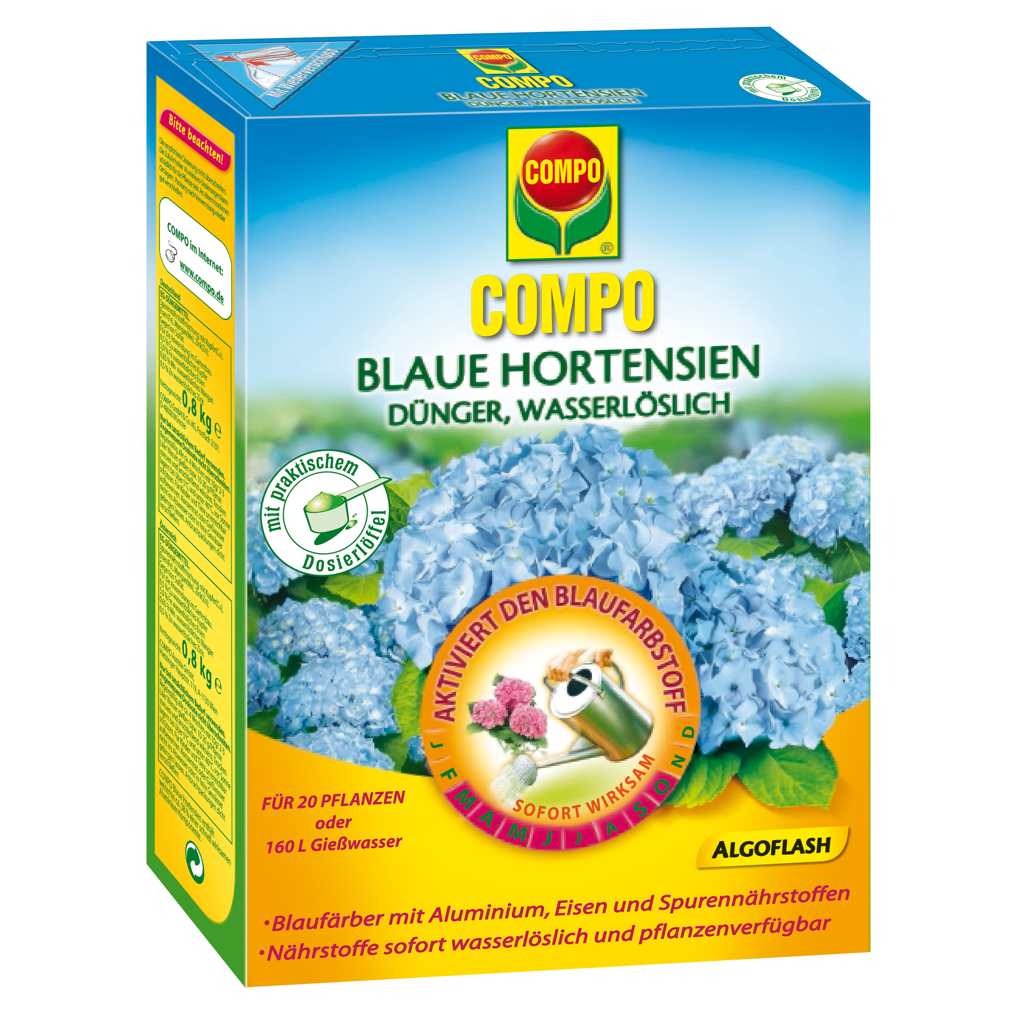 Hortensiendünger "Algoflash" 0,8 kg + product picture