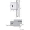 ABUS Fensterschloss FAS101 mit Maßen