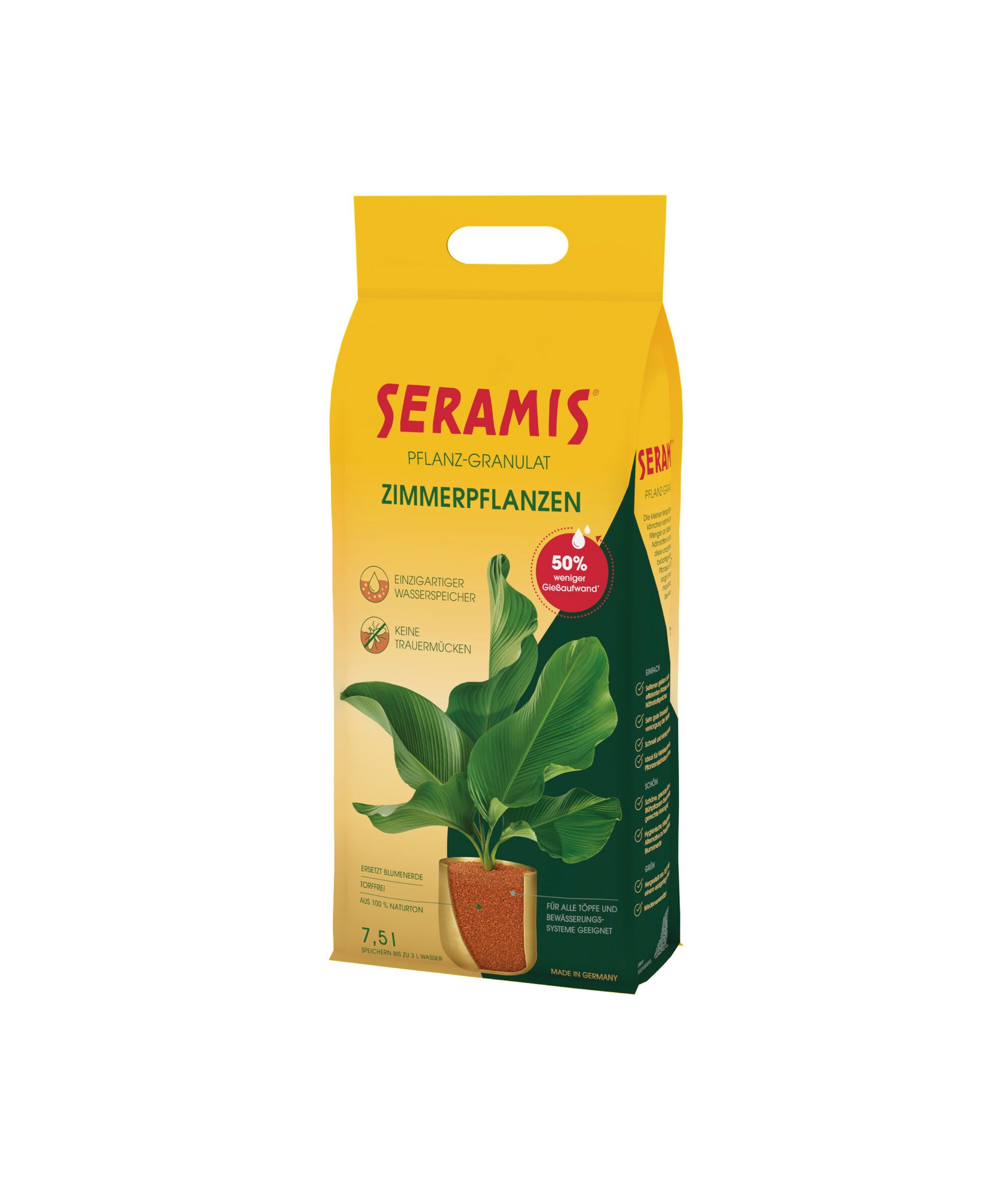 Seramis Pflanz-Granulat für Zimmerpflanzen, 7,5l