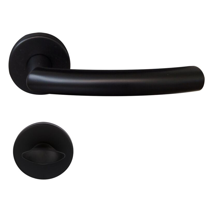 Schwarze Türklinke