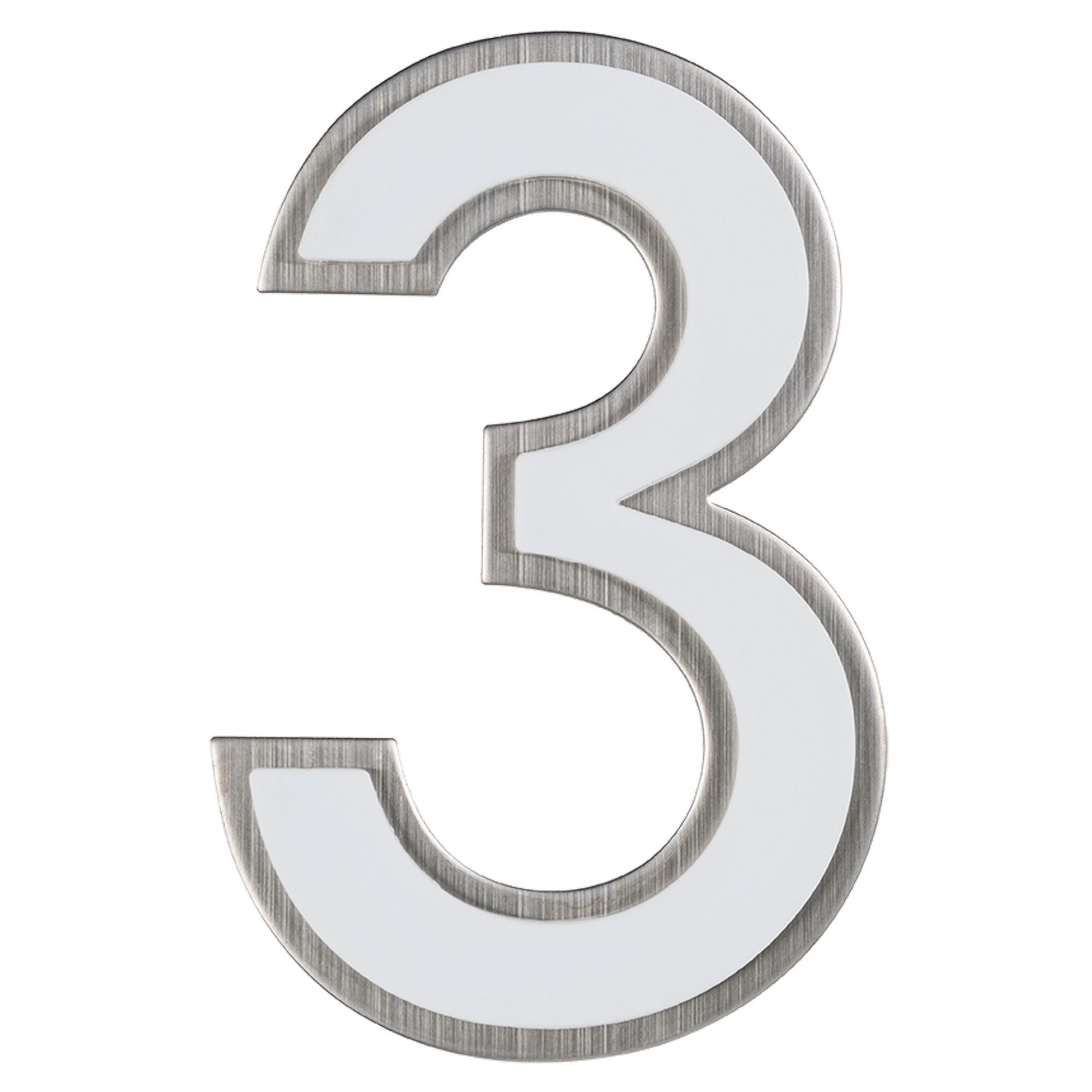 Hausnummer 3, nachtleuchtend