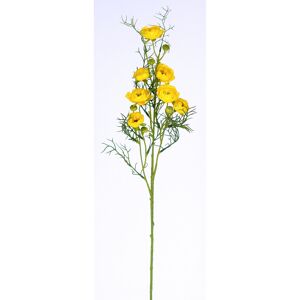 Kunstblume Ranunkel gelb 74 cm