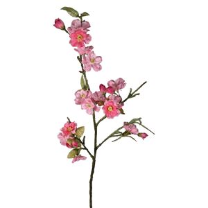 Kunstpflanze Kirschblütenzweig pink 70 cm