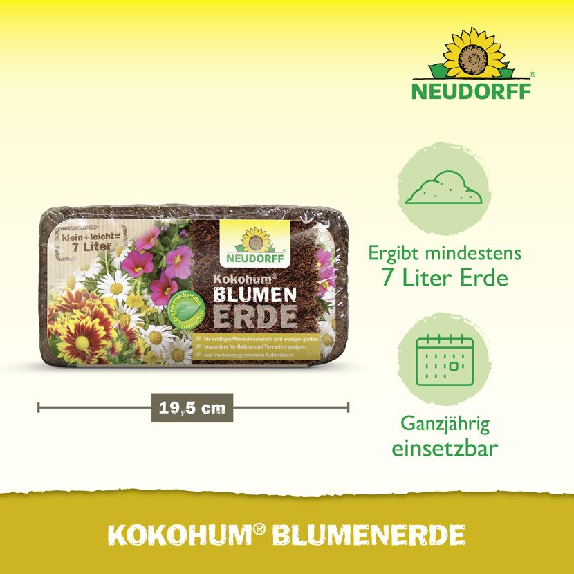 Blumenerde 'Kokohum' 7 l torffrei