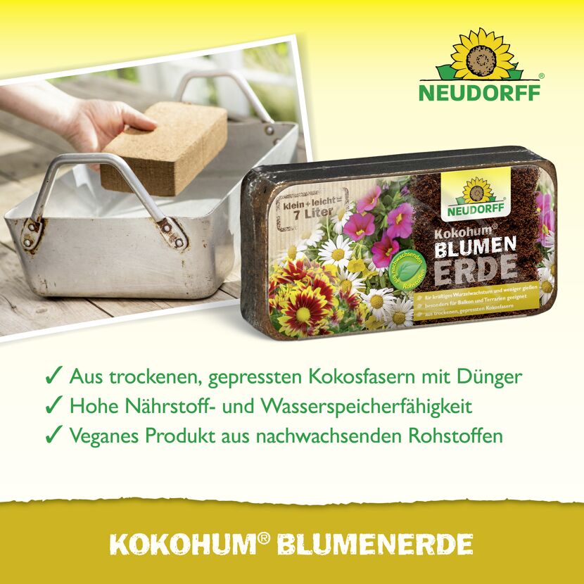 Blumenerde 'Kokohum' 7 l torffrei