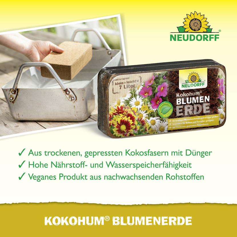 Blumenerde 'Kokohum' 7 l torffrei