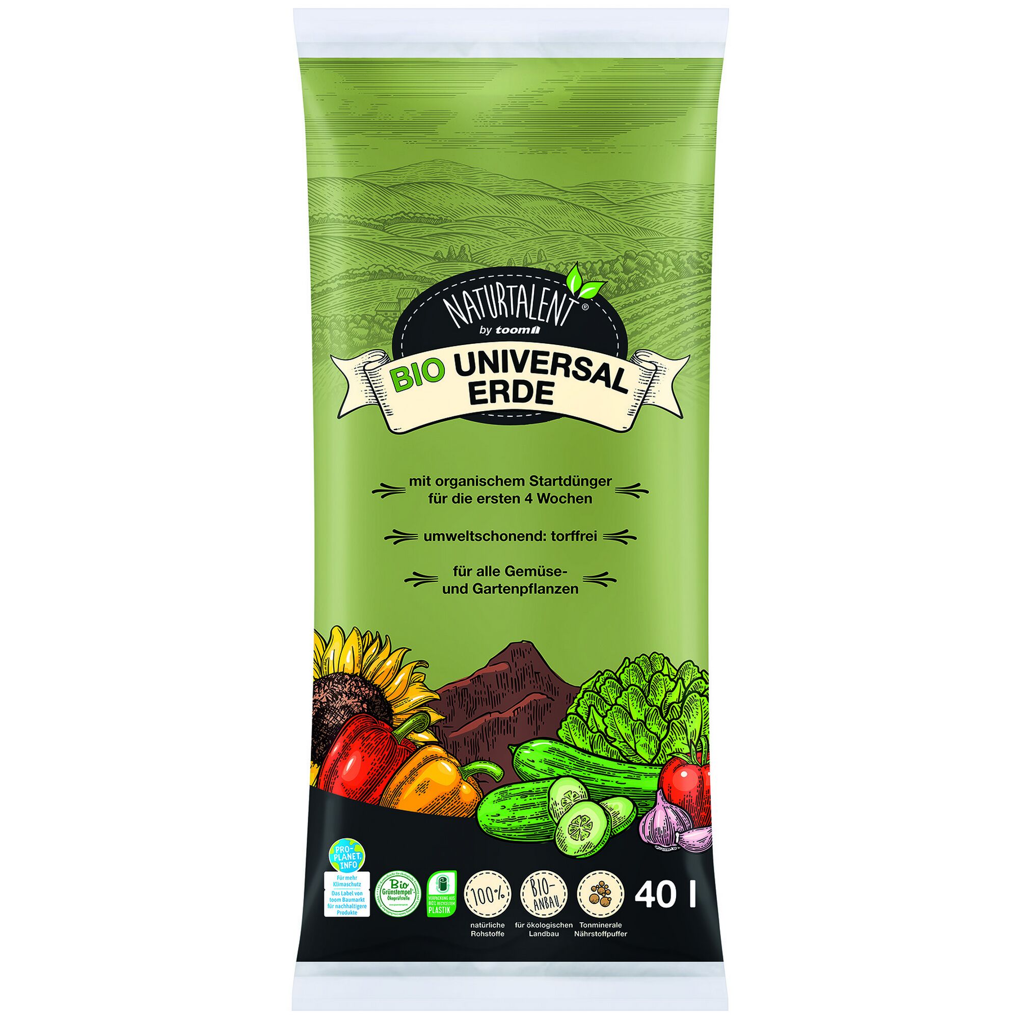 Naturtalent Bio Universalerde 40l