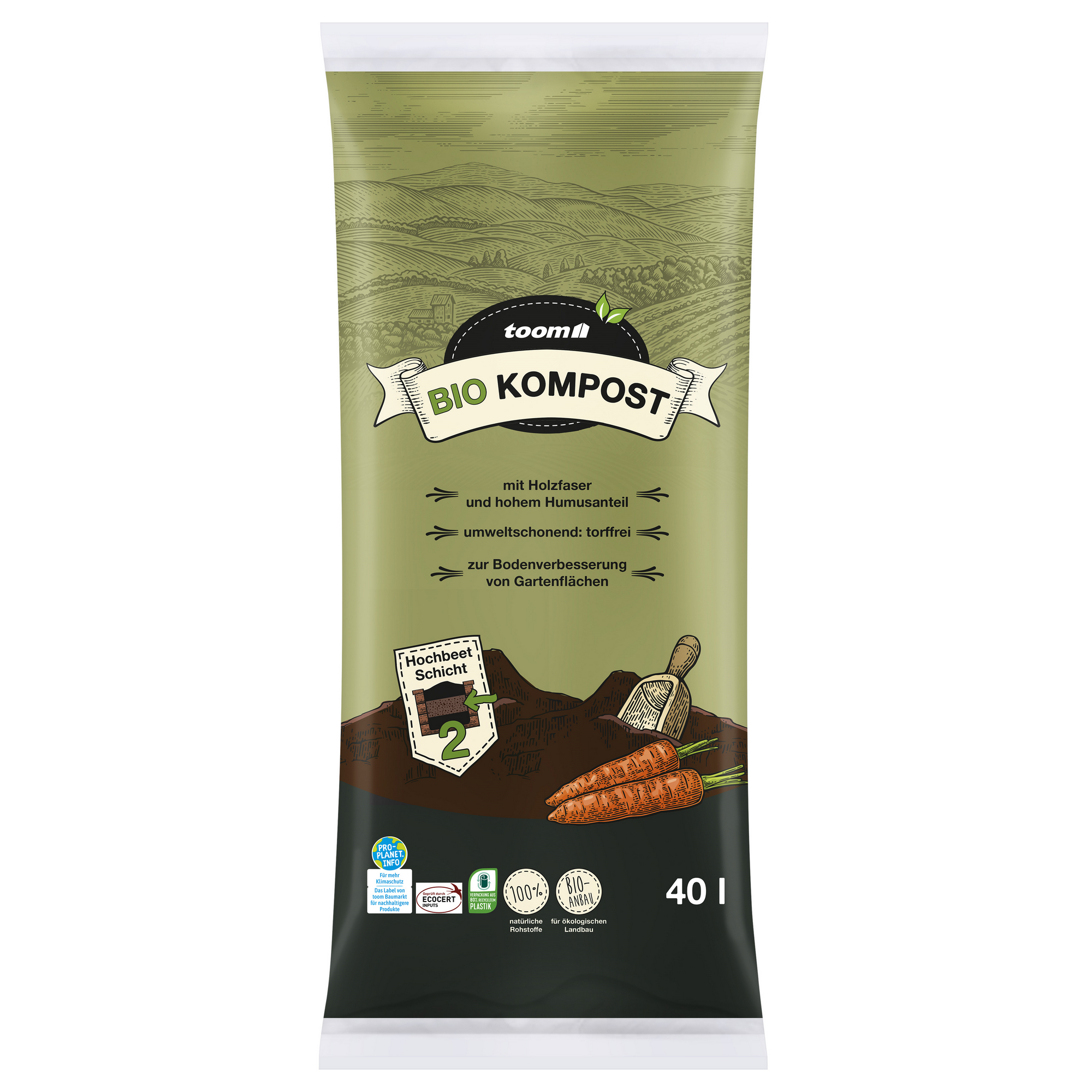 Bio-Kompost 'Naturtalent' 40 l + product picture