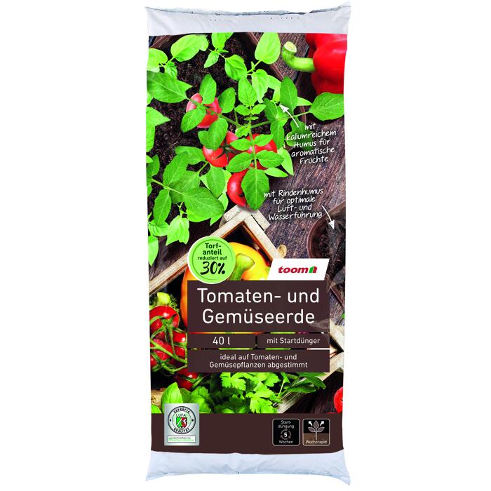 Tomaten und Gemüseerde 40 l