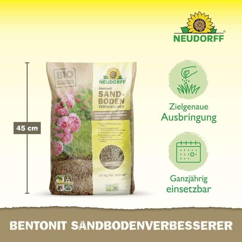Sandboden-Verbesserer 'Bentonit' 10 kg
