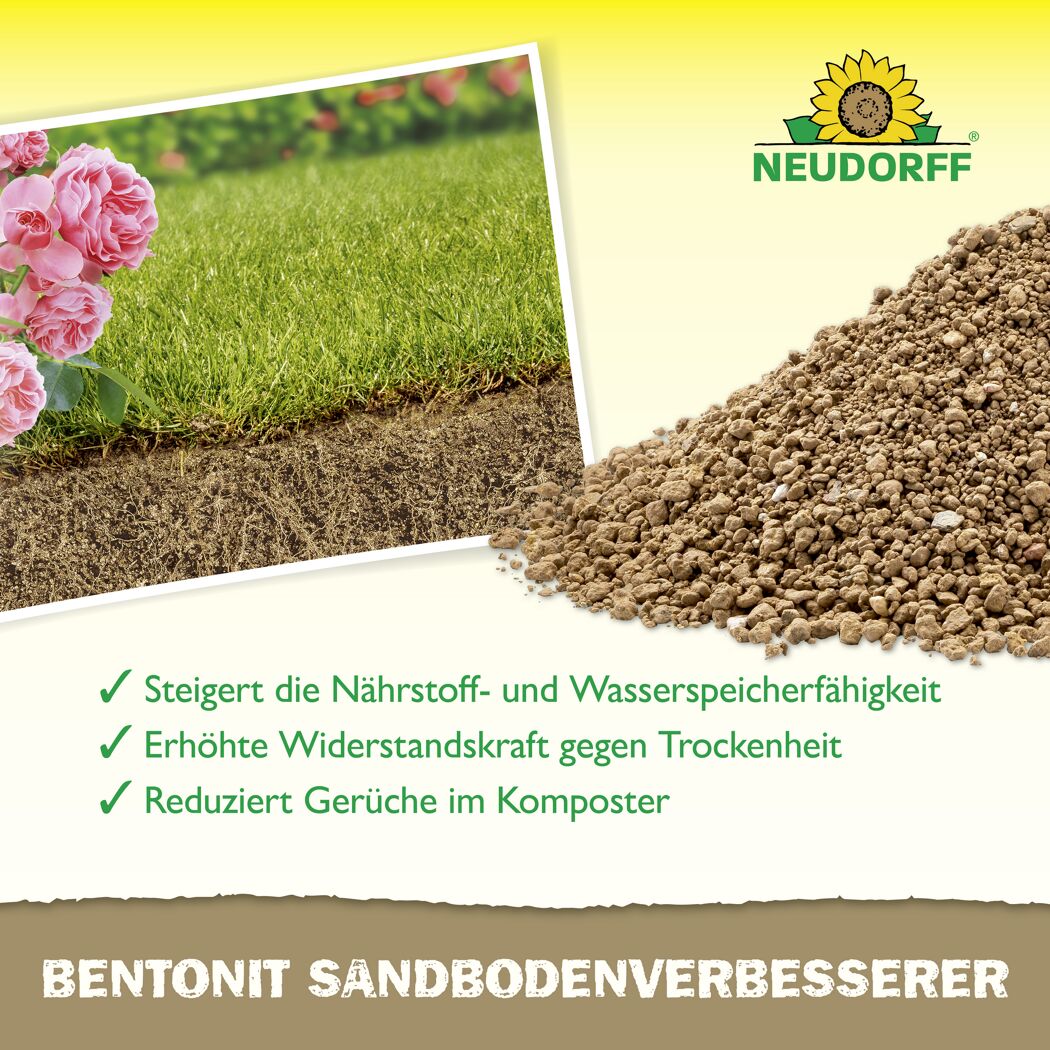 Sandboden-Verbesserer 'Bentonit' 10 kg