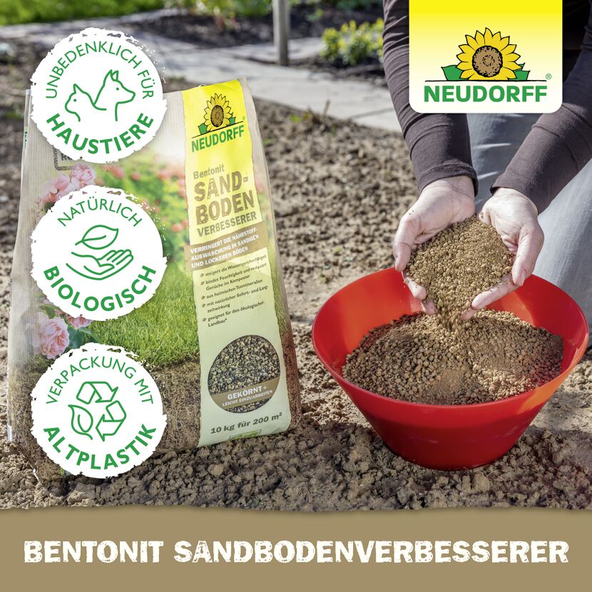 Sandboden-Verbesserer 'Bentonit' 10 kg