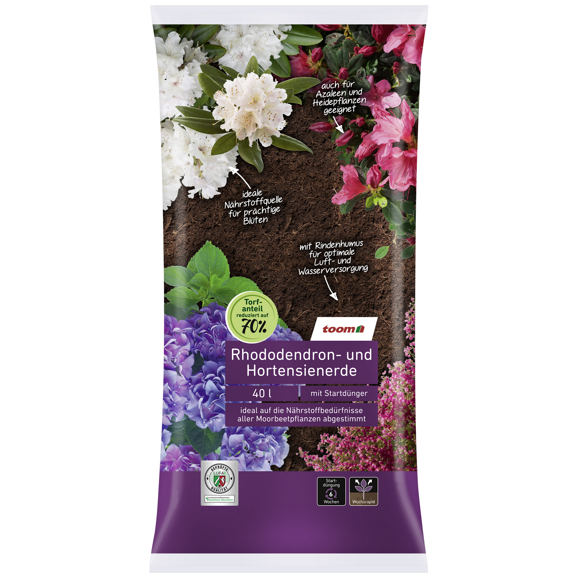 Rhododendron- und Hortensienerde 40 l + product picture