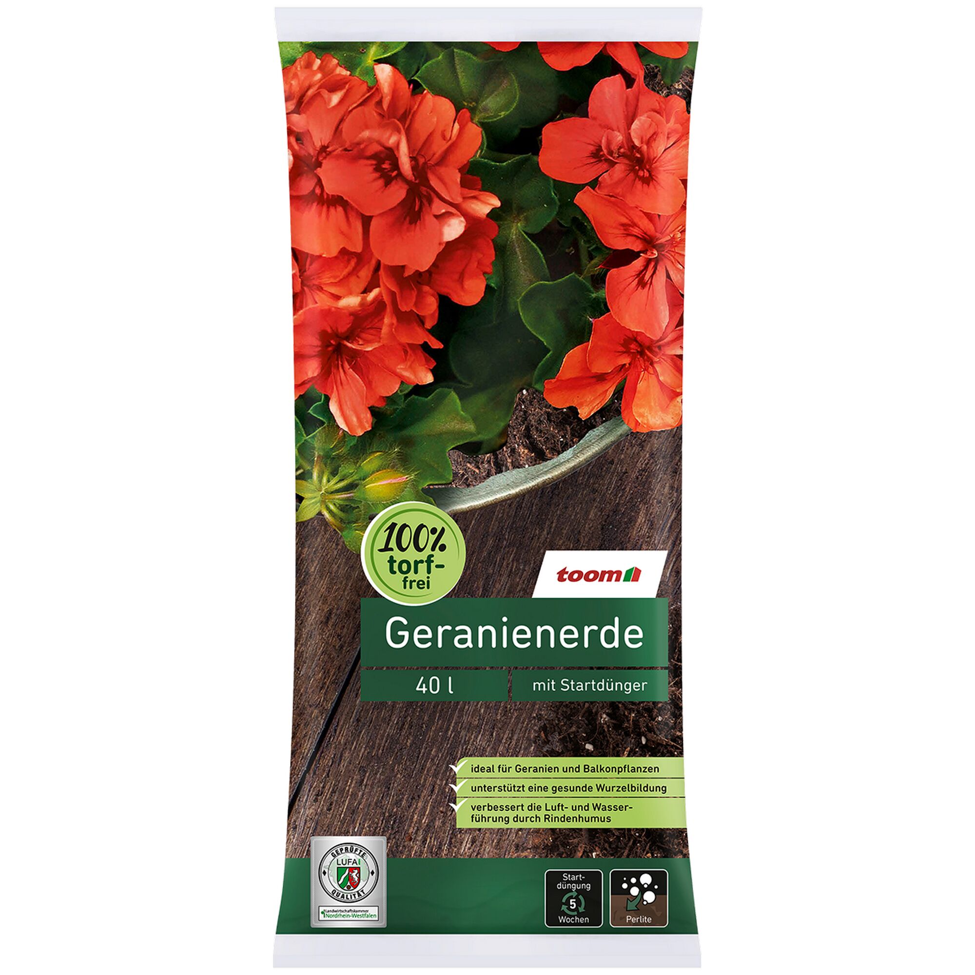 Toom Geranienerde 40 l torffrei