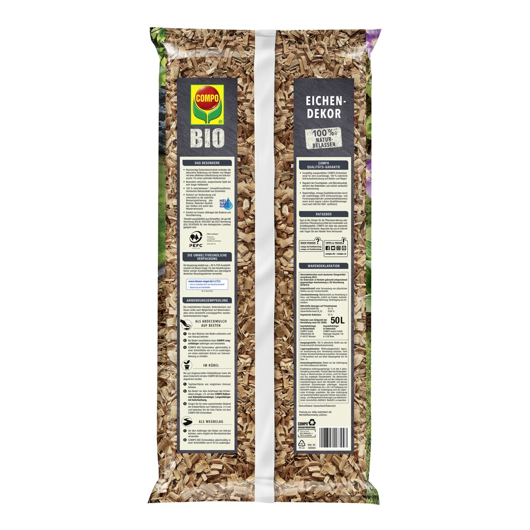 COMPO BIO Eichen-Dekor 50l Sack