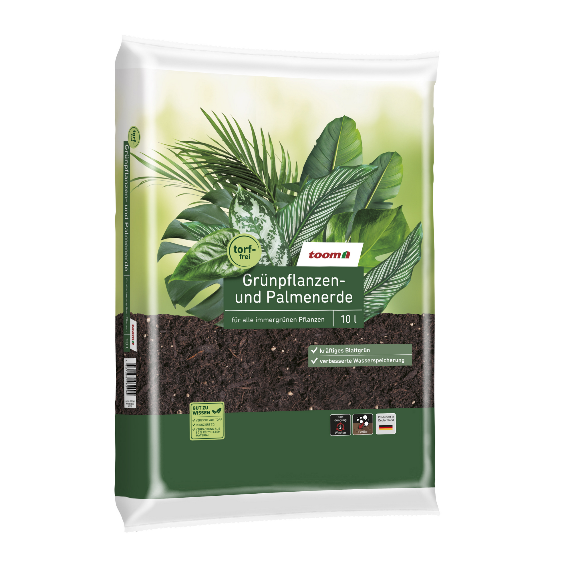 Grünpflanzen- und Palmenerde torffrei 10 l