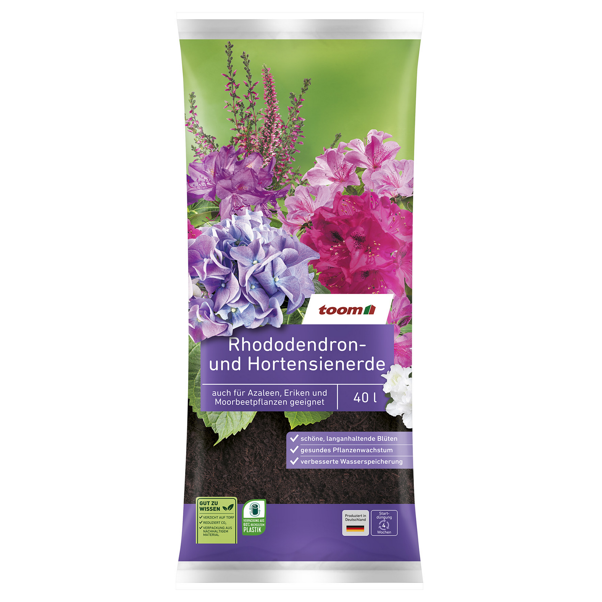 Rhododendron- und Hortensienerde torffrei 40 l