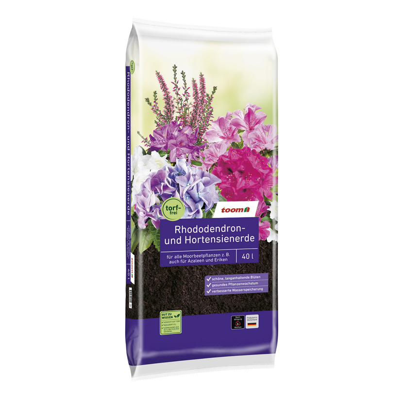 Rhododendron- und Hortensienerde torffrei 40 l