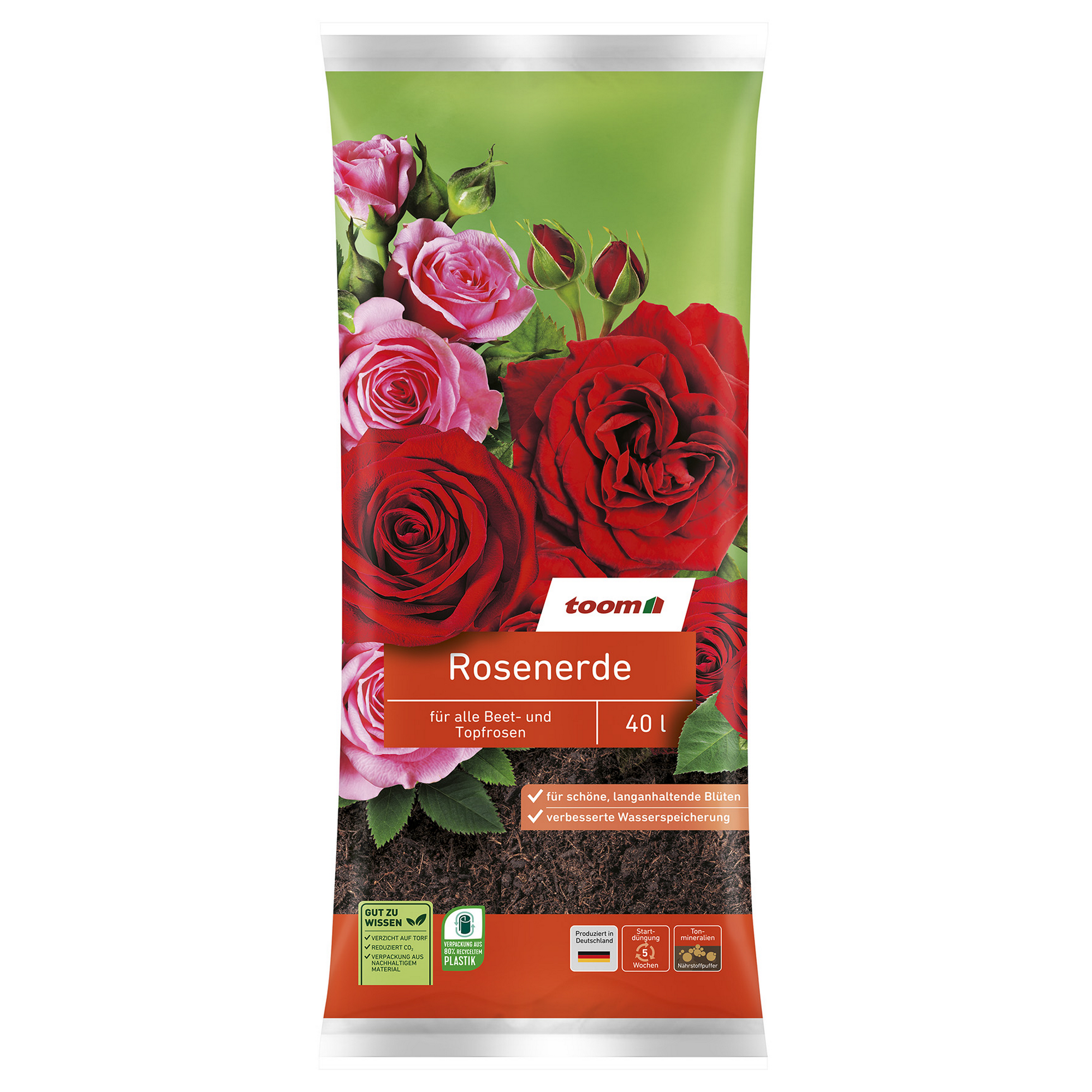 Rosenerde torffrei 40 l