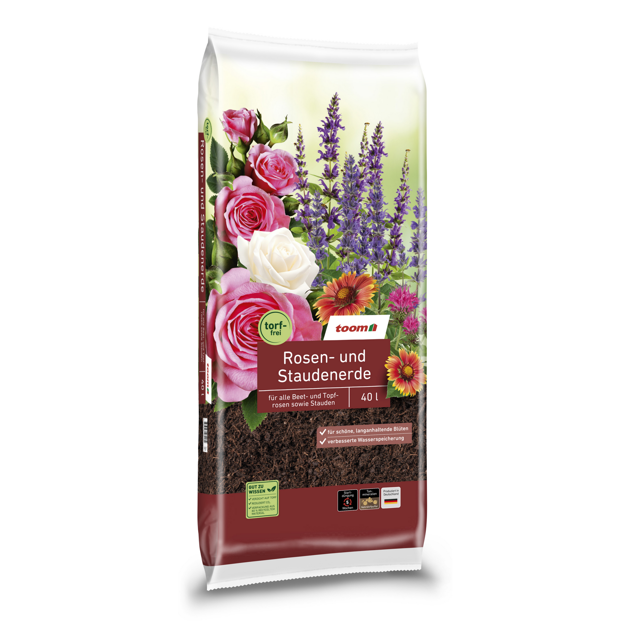 Rosenerde torffrei 40 l