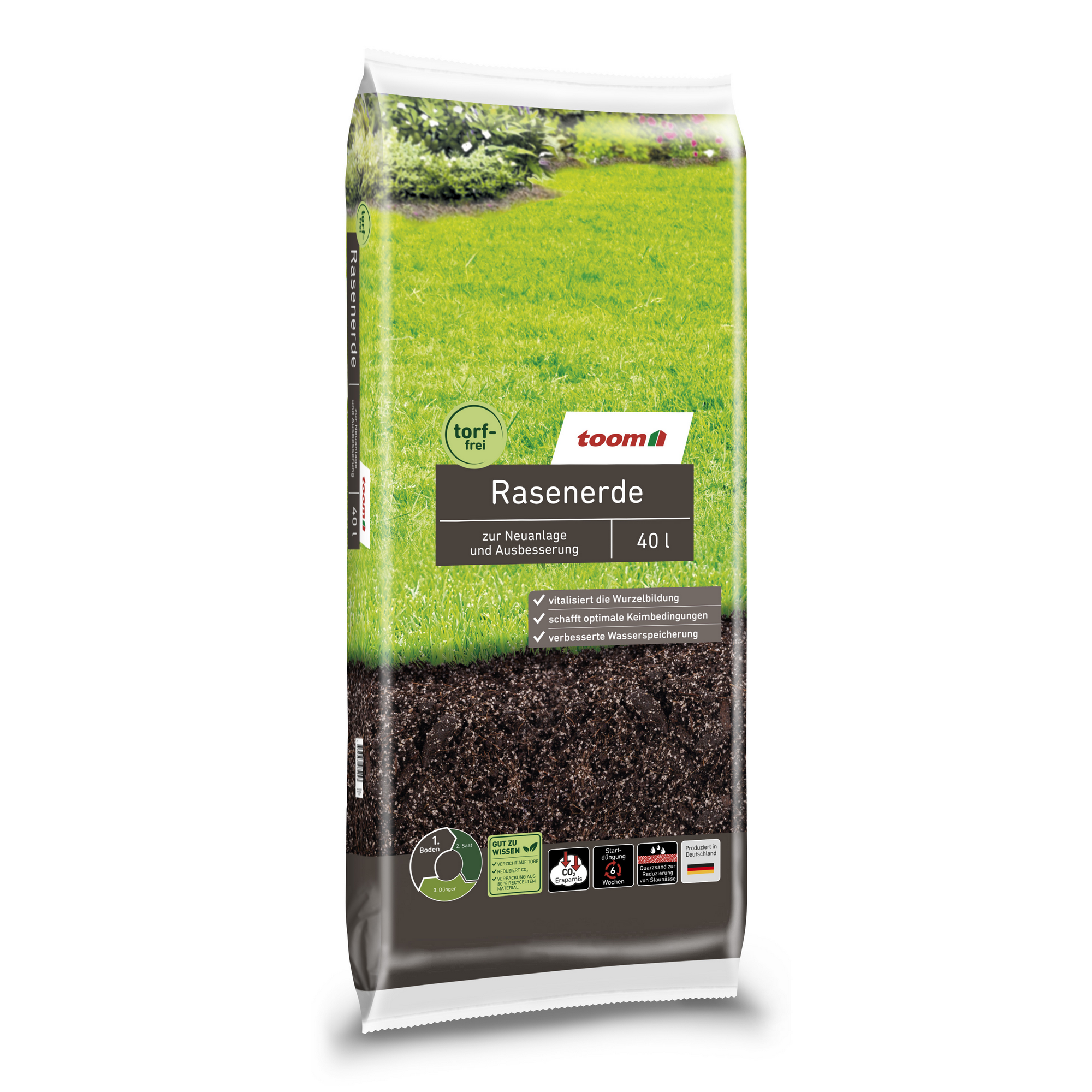 Rasenerde torffrei 40 l