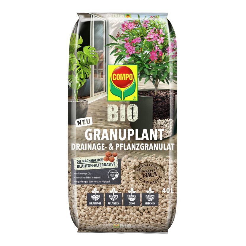 COMPO BIO Granuplant Drainage- & Pflanzgarnulat 40L