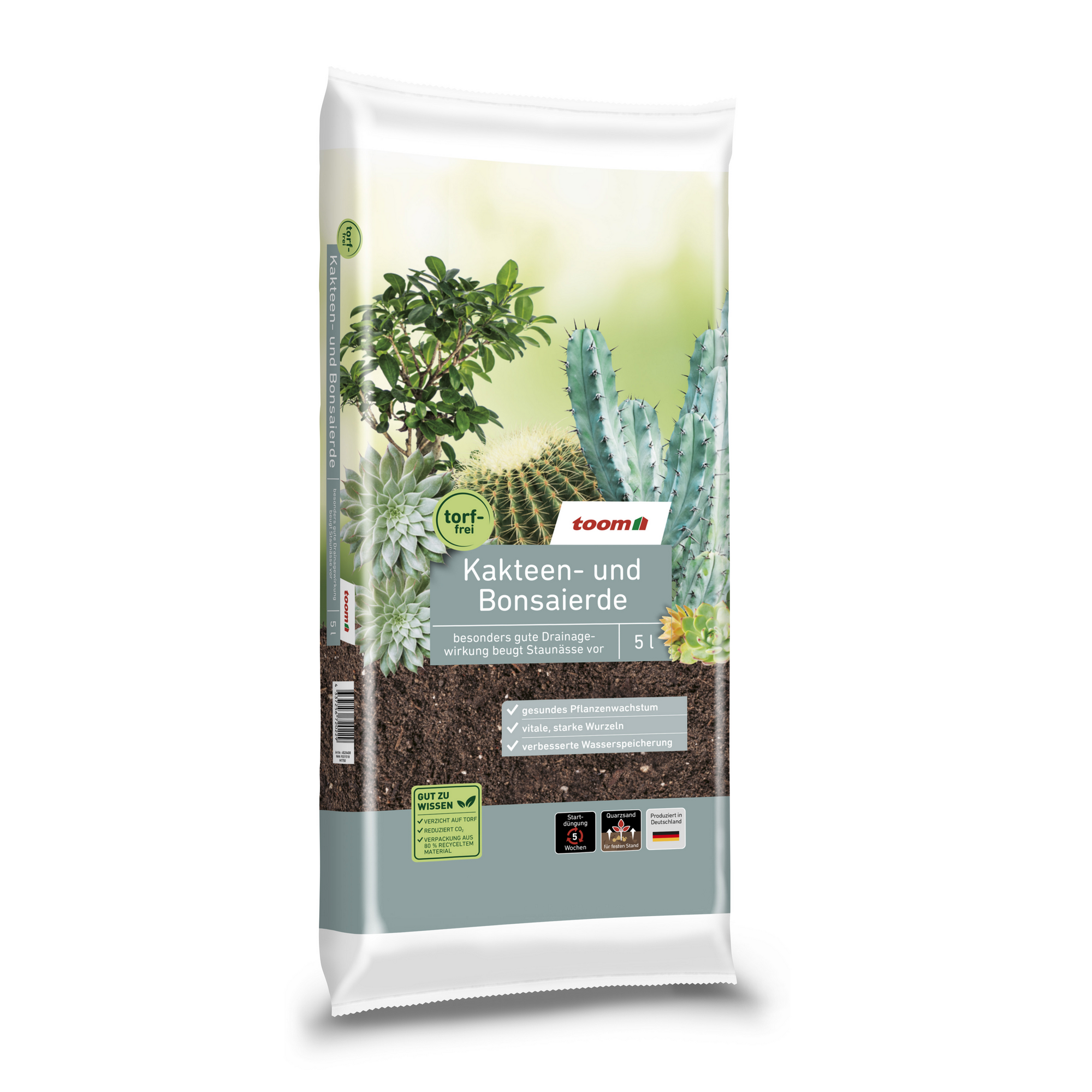 Kakteen- und Bonsaierde torffrei 5 l