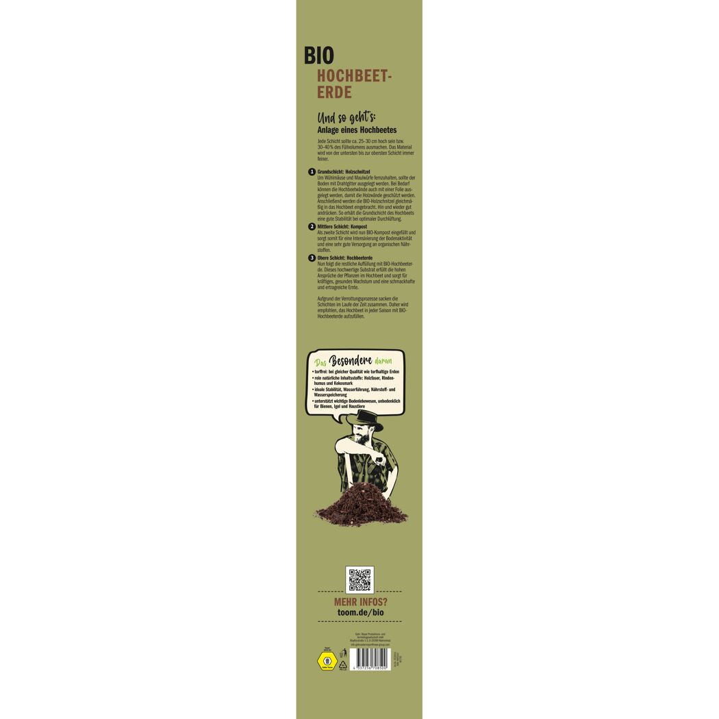 Naturtalent by toom® Bio Hochbeeterde