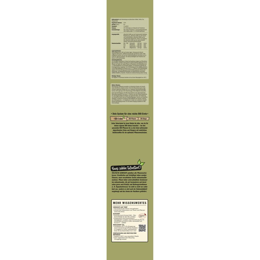 Bio-Universalerde 'Naturtalent' 40 l