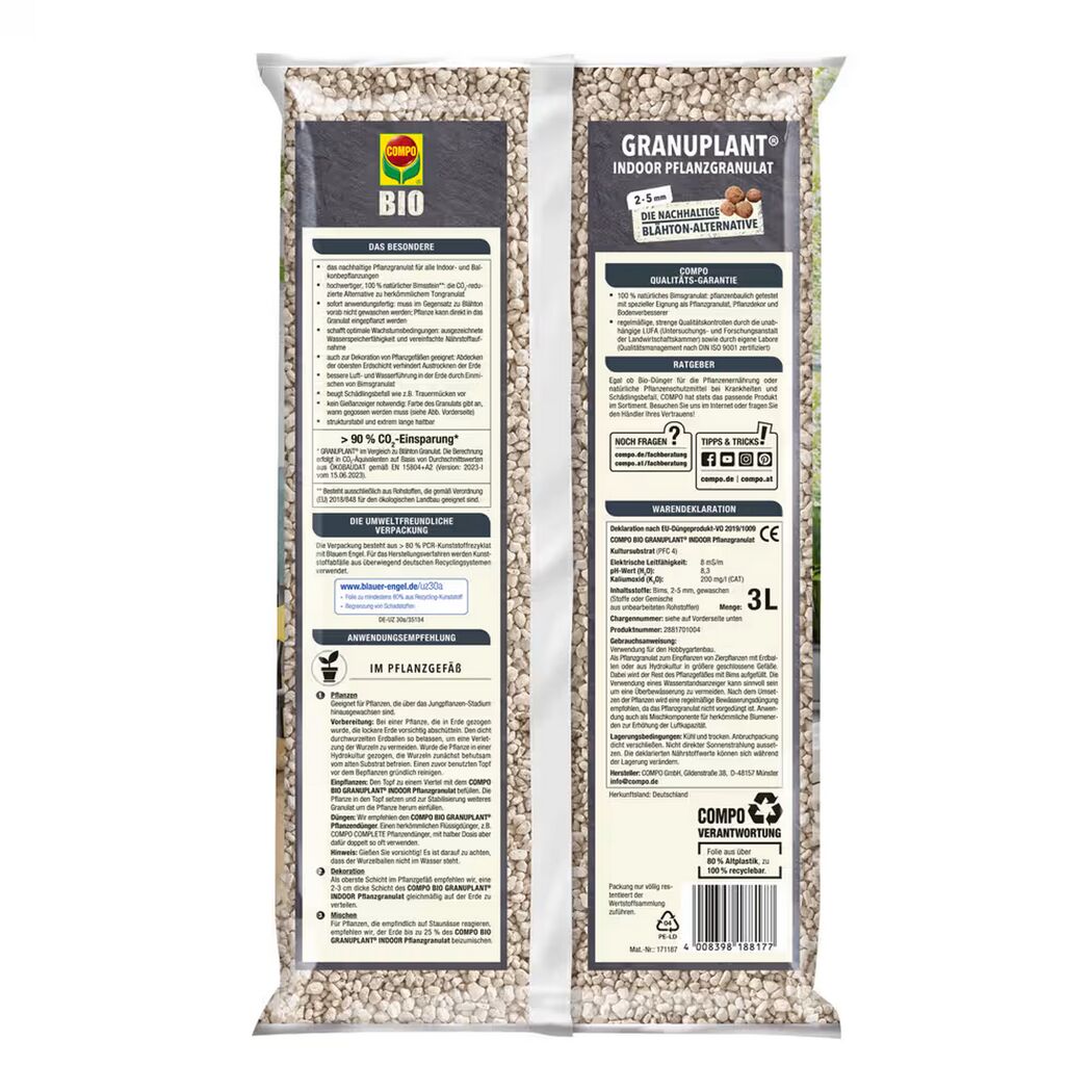 Pflanzgranulat 'Bio Granuplant® Indoor' 3 l