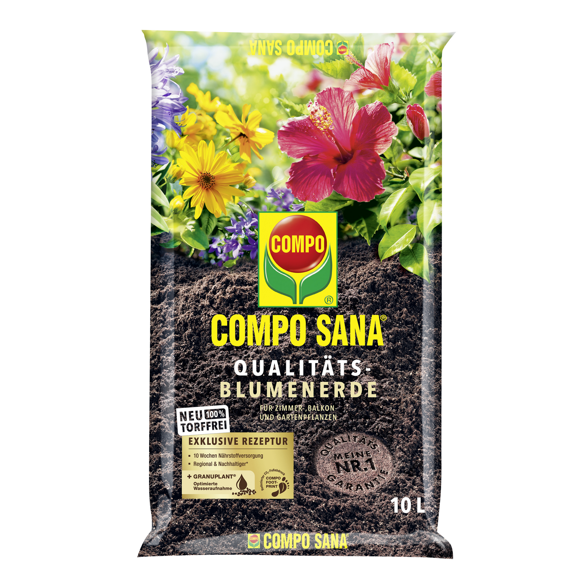 Bio-Blumenerde 'Compo Sana' torffrei 10 l + product picture