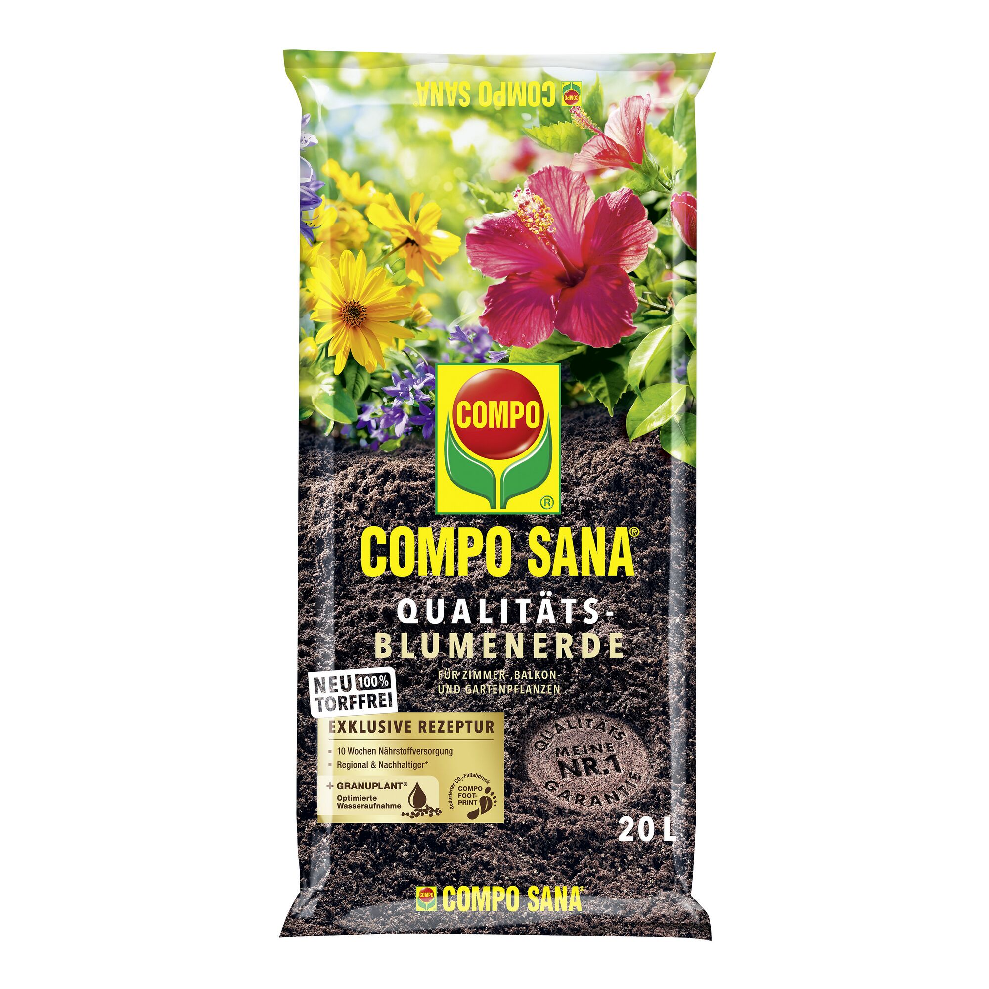 COMPO SANA Qualitäts-Blumenerde 20l