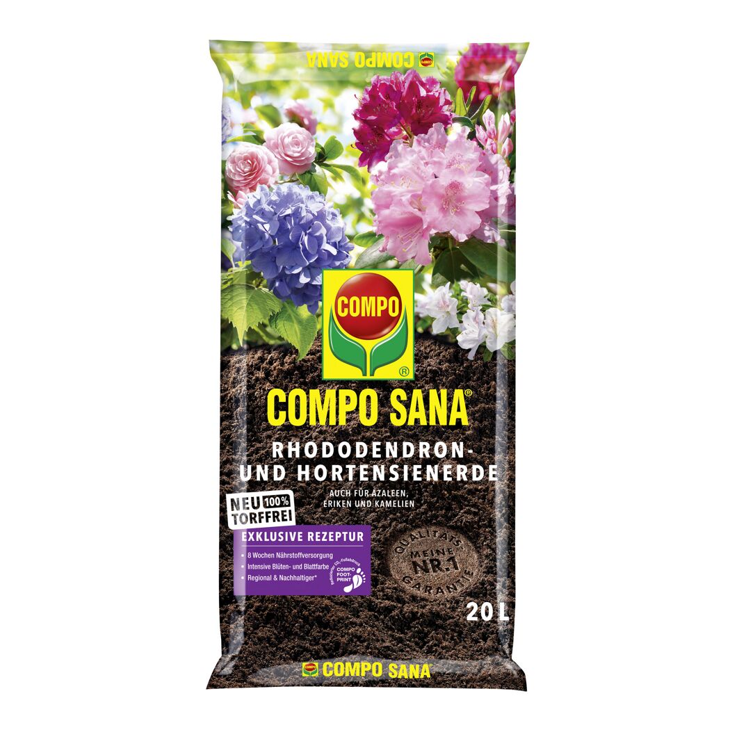 Rhododendron- und Hortensienerde 'Compo Sana' 20 l torffrei