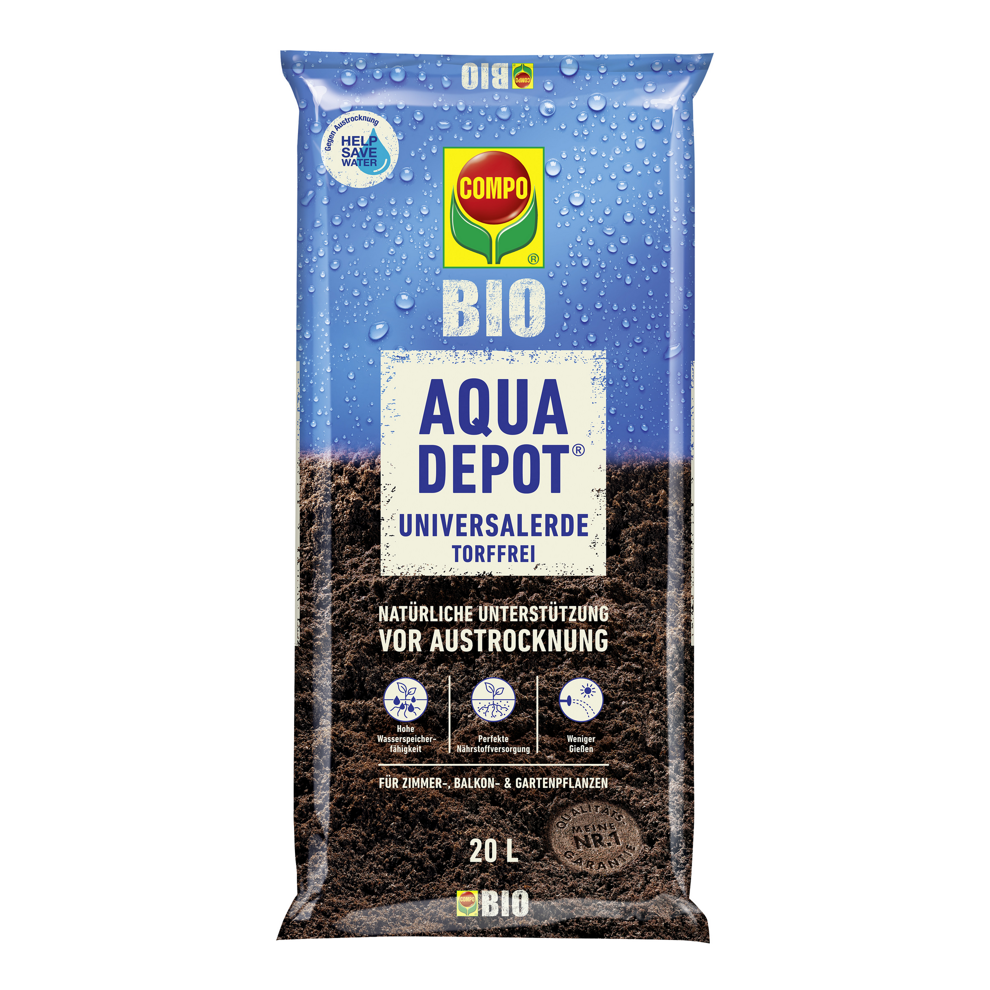 Bio-Universalerde 'Aqua Depot' torffrei 20 l + product picture