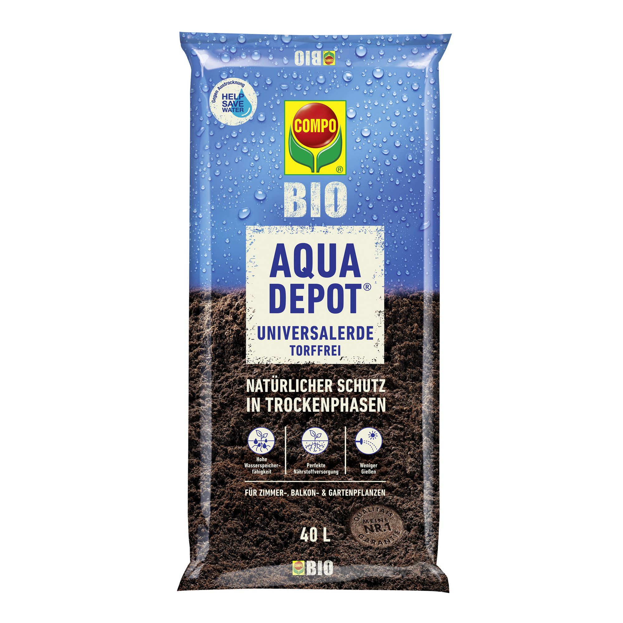 Bio-Universalerde 'Aqua Depot' torffrei 40 l + product picture