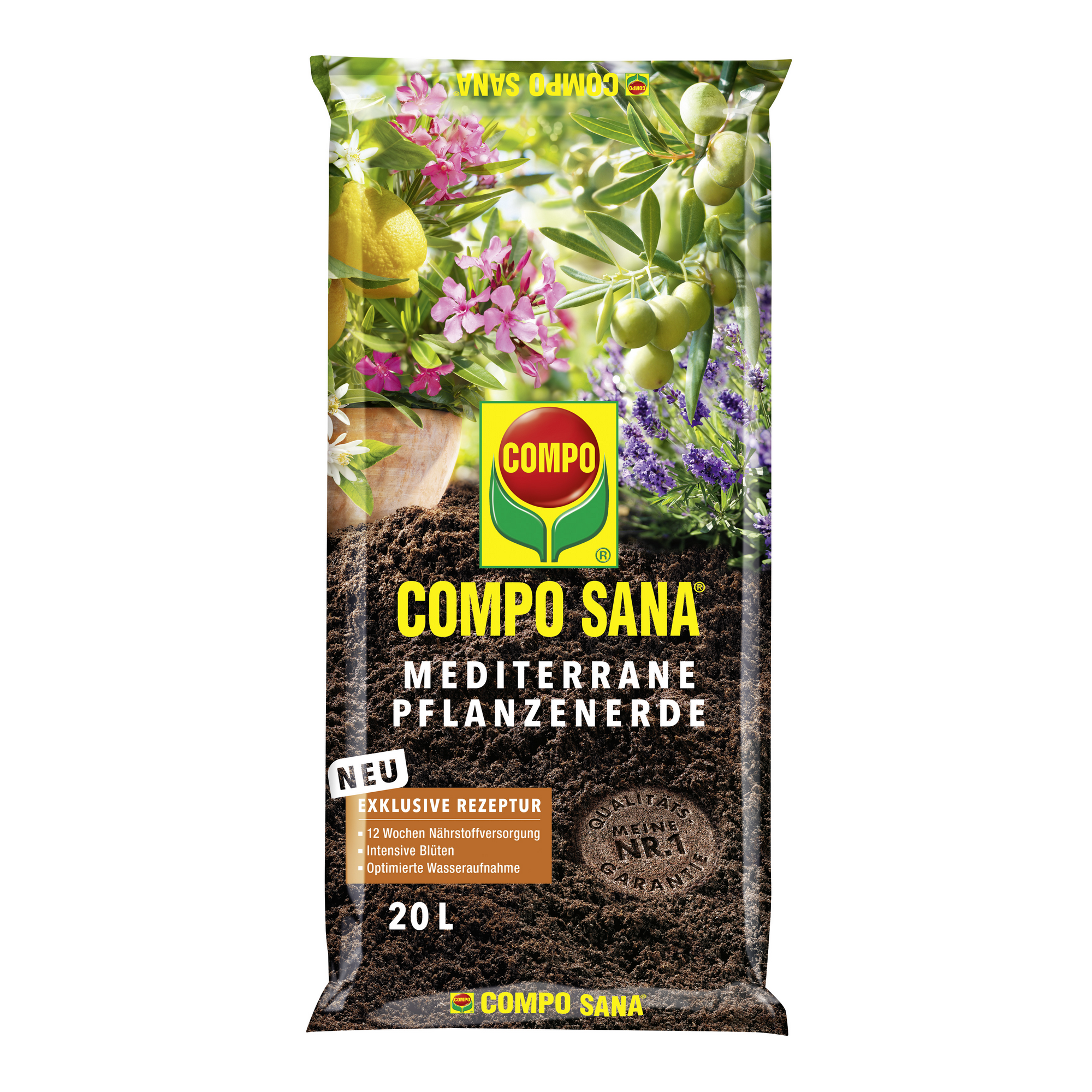 Compo Sana® Mediterrane Pflanzenerde 20 l + product picture