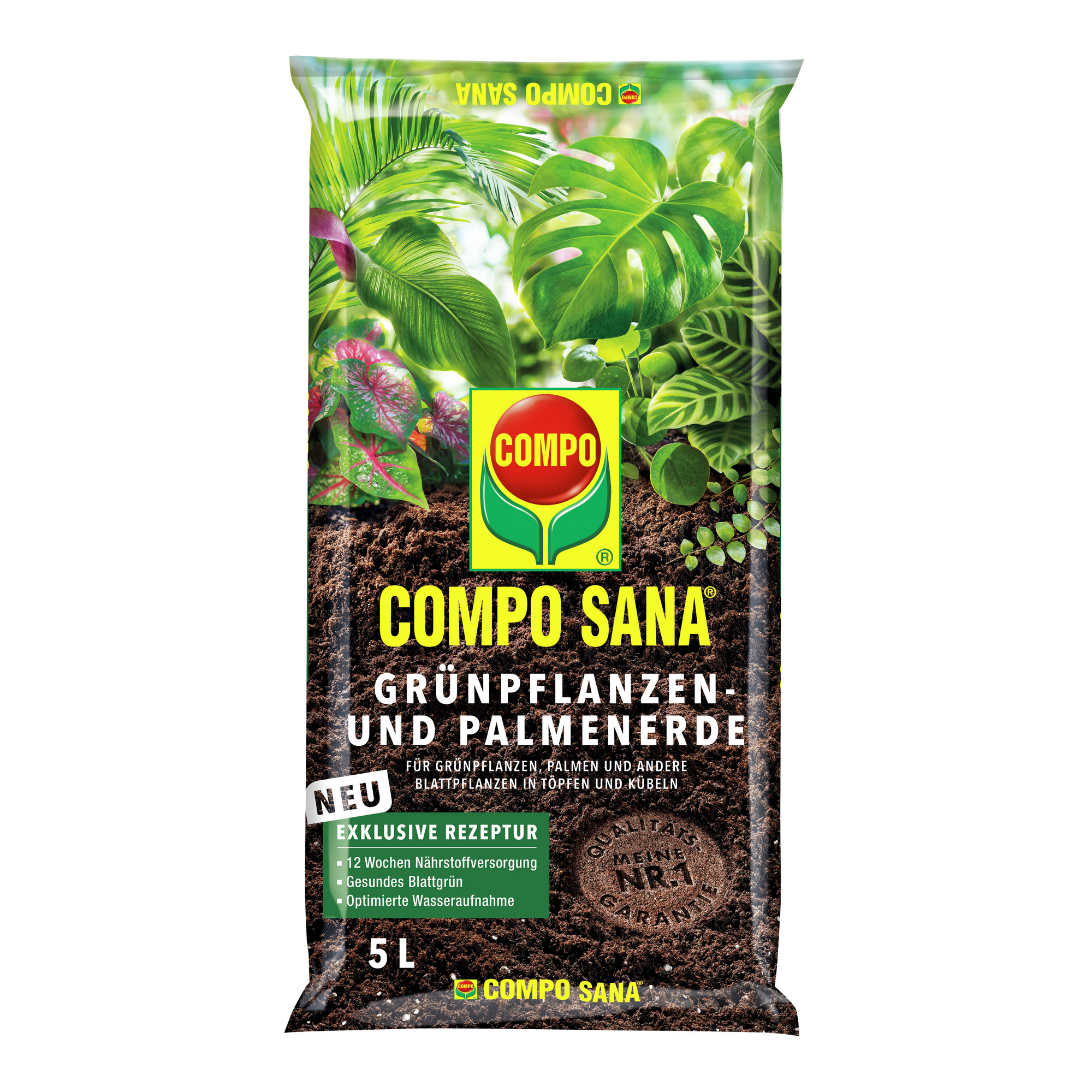 COMPO CACTEA® 2 x 5l Kakteen und Sukkulentenerde Fettpflanzen Aloe Vera 