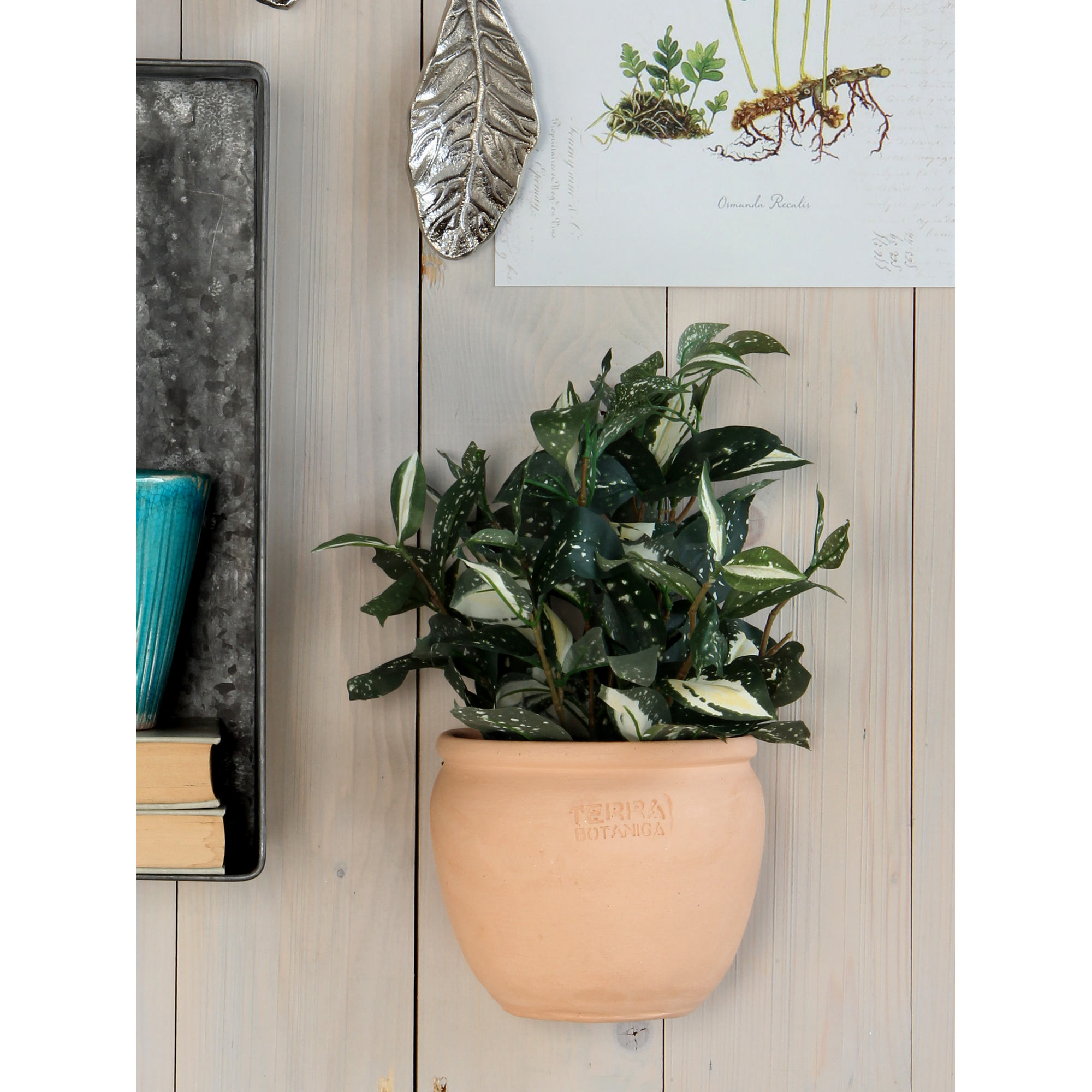 Kunstpflanze Cordyline grün/grau im Topf 11,5 x 35 x 25 cm + product picture