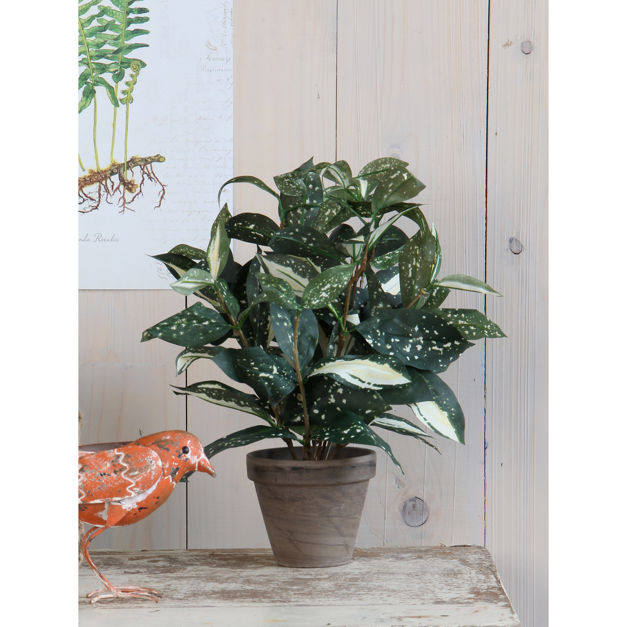 Kunstpflanze Cordyline grün/grau im Topf 11,5 x 35 x 25 cm + product picture