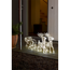 LED-Rentiere mit Schlitten 96 LEDs warmweiß 70 x 42 x 18 cm