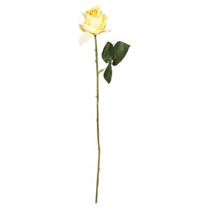 Rose gelb gestielt 46 cm
