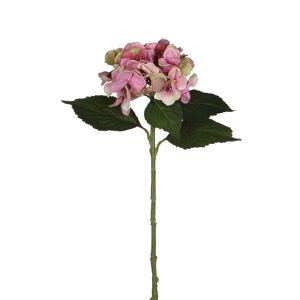 Kunstblume Hortensien-Zweig rosa 51 cm
